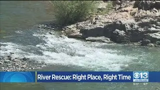 Firefighters Say River Rescue Was Right Place, Right Time