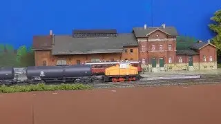 Kleinbahn AOL im Jahre 1978 mit MAN Triebwagen und Henschel Lok Teil 3