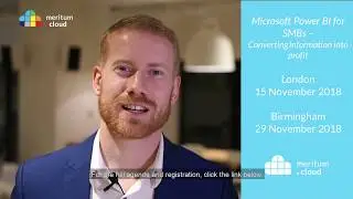 Microsoft Power BI event invitation