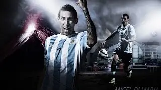 How to Make Sports Wallpaper Designs on Photoshop   Angel Di Maria
