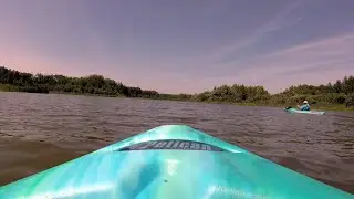 Kayaking Muir Lake, AB: Paddle Workout for Better Health & Lunch on the Water