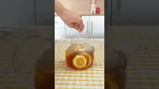 Homemade Lemon Black Tea Delight 柠檬红茶 #shortsfood #asmrvideo
