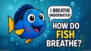 How Do Fish Breathe Underwater? | Fun Science for Kids by Edu Cat Studio