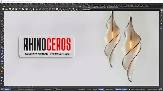Практика работы с командами Rhinoceros, часть 1 | Моделирование поверхностей в Rhino | Практика 3...