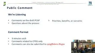 Climate Pollution Reduction Grant Meeting, Evansville - February 8, 2024