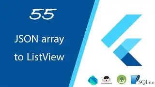 55.Json Array to ListView in #Flutter