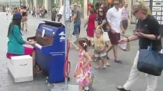 Lesley-Anne Goode at the Liverpool One Piano Festival - Tickle the Ivories 2013