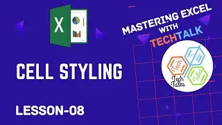 How to Apply Cells Style in excel | Create & Apply Custom cell style in excel by TechTalk Tutorial.