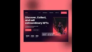 Gaming website design hero section using Html, Css, Js #shorts