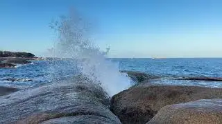 Nature&rsquo;s Power at Bicheno Blowhole, Tasmania