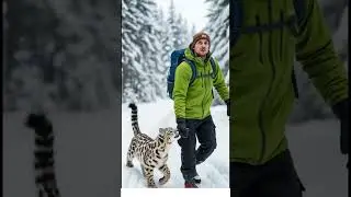 A Snow Leopard Cub&rsquo;s Silent Cry for Help | Emotional Rescue Story #shortfeed #foryou #animals