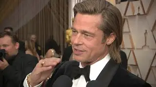 Brad Pitt Jokes He's Prepared a 'Downer' Speech | Oscars 2020