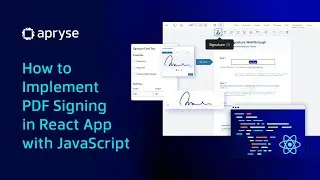 How to Implement PDF Signing in React App with JavaScript | Apryse