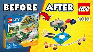 LEGO Wheel Loader with Construction Site Equipment MOC (60353)[150 pcs] Alternative Building | TBB