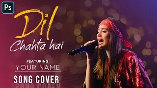 How to make professional looking simple thumbnail for Song,music cover videos in Photoshop | 2020