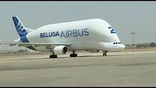 AIRBUS BELUGA FIRST TIME SPOTTED AT AHEMDABAD AIRPORT || AIRPLANE BEAST