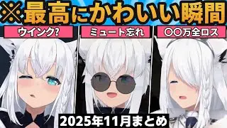 【総集編】ミュート忘れで慌てて猫になるフブさんの可愛いシーン2025年11月まとめ【ホロライブ切り抜き/白上フブキ】