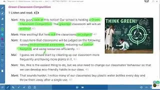 UNIT 3. GREEN LIVING - GETTING STARTED