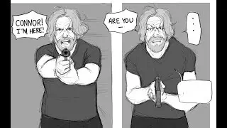 Hank's Surprise [DBH Comic Dub]