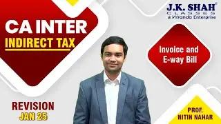 CA Inter Revision | Indirect Tax | E Way Bill | Hindi + EnglishV12 E Way Bill
