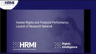 HRMI  Rights Intelligence Academic Webinar