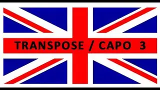 God Save The Queen - British National Anthem; [transpose/capo 3] chords, melody, lyrics.PlayAlongVid