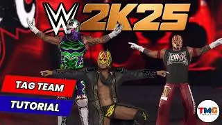 WWE 2K25: Обучающий режим для команды Рея Мистерио, Пенты и Драгона Ли.