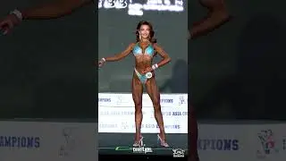 2025 IFBB Asian Championships - Bikini Up To 158cm - Yelizaveta Klimashina - Kazakhstan.