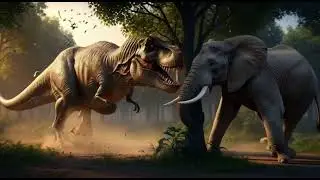 DINOSAUR AND ATIF FIGHTING FILM VIDEO AI FILM VIDEO DANGER ⚡ DINOSAUR 🦖🐘