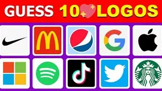 Guess the Logo Quiz | Can You Guess the 10 Logos?