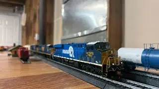 HO Operating Session ft. Grain Trains, Foreign Powers, BNSF Dash 8s and more!