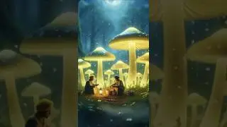 Miniature Mushroom Gatherers & The Moonlight Forest | Realistic Tiny Fantasy Night