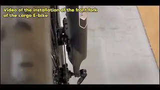 Hovsco HovCart Cargo Rack Electric Bike Front Wheel Installation