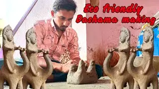 Eco-friendly Dashama idol Making || Mahendra Art