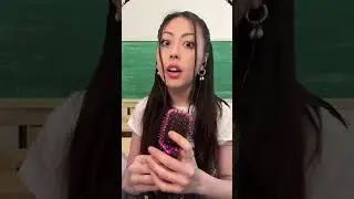 Asmr popular girl does your hair in class asmr p1 #fastandaggressiveasmr #asmrfast #asmrroleplay
