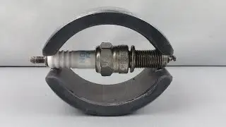 I make 220v free electricity energy using spark plug with magnet and light bulb at home