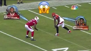 AJ Green vs Patrick Peterson PHYSICAL Matchup! (WR vs CB) 2014