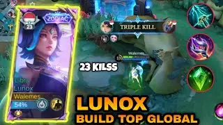 23 KILL LUNOX DAMAGENYA GAK NGOTAK KALO KALIAN PAKAI BUILD INI DI JAMIN AUTO WIN