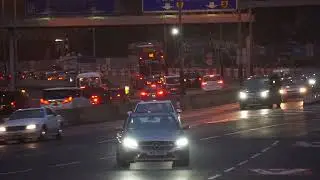 Sri Lanka Colombo Night Traffic
