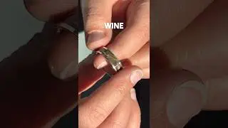 We made a WINE themed ring!🍷🍇 #shorts