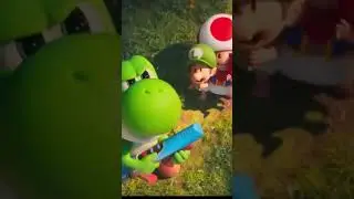 Mario Galaxy Movie Dino but he had to fart
