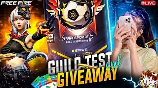 🔴FREE FIRE LIVE GIVEAWAY CUSTOM ROOMS FF LIVE GIVEAWAY & GUILD TEST#FFLIVEGIVEAWAY #freefire #live