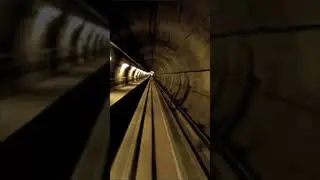 Train in Tunnel - 60 Second ASMR Video - Background Noise Relaxing Sounds Take a Break ASMR Calming
