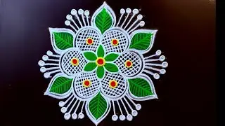 Pongal special kutty colour rangoli kolam designs &hearts;️ simple rangoli designs &hearts;️ small muggulu design