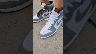 Air Jordan 1 High OG'Washed Black'👀 White/Black Laces?