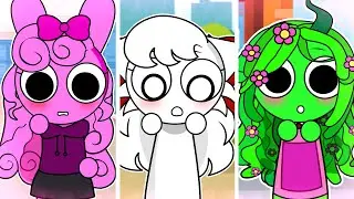 Sprunkis UGLY To PRETTY Sprunki Girls VS Brainrot Ladies Compilation (Animation)
