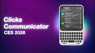 Clicks Communicator: BlackBerry Alternative Phone with Physical Keyboard & MagSafe ($399) CES 2026