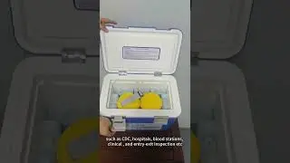 12L Biosafety Transport Cooler Box UN2814/UN3373/UN2900 #coldchain #coldchainlogistics