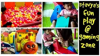 Stavya's Fun Play At Gaming Zone | kids gaming zone at v3s|gaming zone at v3s mall | v3s mall