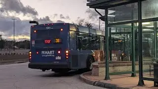Hart bus #1301 on Route 37 leaving Brandon Mall 